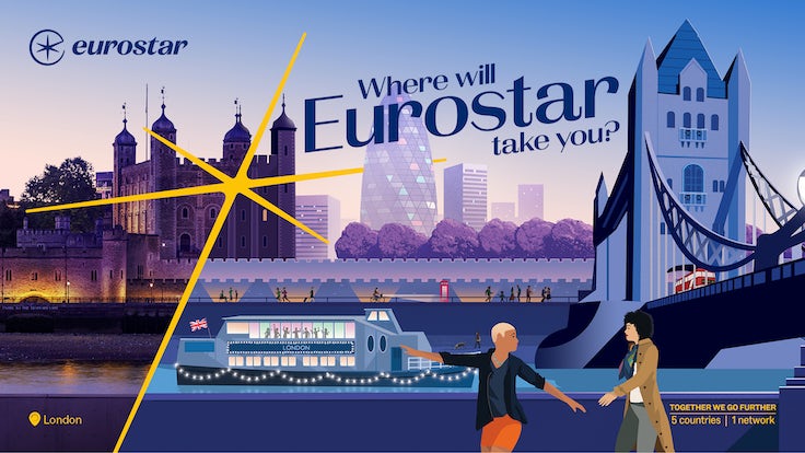 Eurostar London advertisement