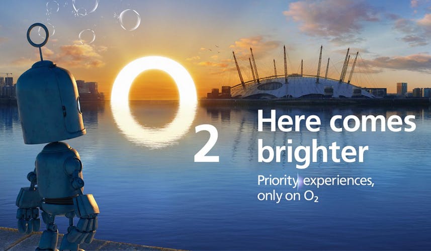 O2 Here comes brighter campaign