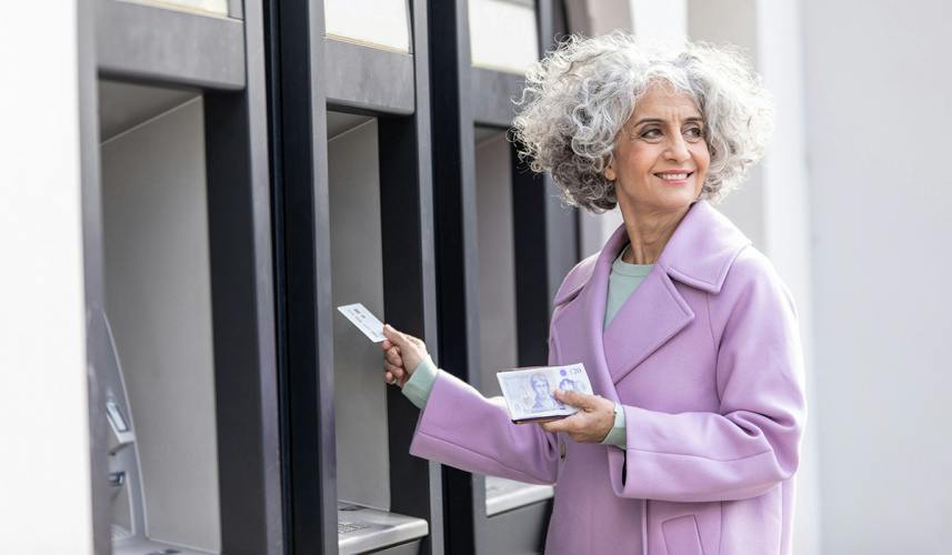 Starling Bank older female consumer